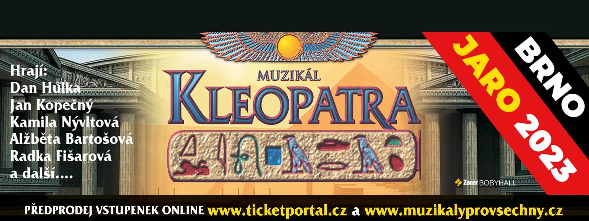 KLEOPATRA Brno březen 2023
